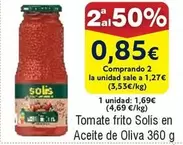 Oferta de Solís - Tomate Frito Solis En Aceite De Oliva por 1,69€ en Froiz