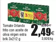 Oferta de Orlando - Tomate Frito Con Aceite De Oliva Virgen Extra Brik por 2,49€ en Froiz