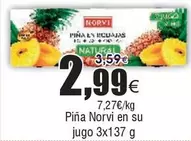 Oferta de Norvi - Pina En Su Jugo por 2,99€ en Froiz