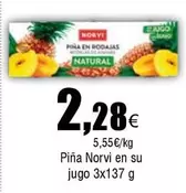 Oferta de Norvi - Pina En Su Jugo por 2,28€ en Froiz