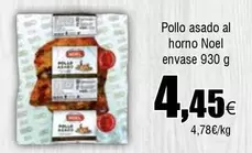 Oferta de Noel - Pollo Asado Al Horno por 4,45€ en Froiz