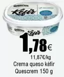 Oferta de Quescrem - Crema Queso Kefir por 1,78€ en Froiz