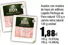 Oferta de Legado - Asados Con Madera De Haya Sin Aditivos por 1,88€ en Froiz