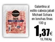 Oferta de Schara - Galantina Al Estilo Cabeza Jabali por 1,37€ en Froiz