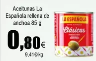 Oferta de La Española - Aceitunas por 0,8€ en Froiz