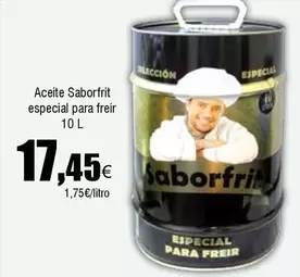 Oferta de Saborfrit -  Especial Para Freir por 17,45€ en Froiz