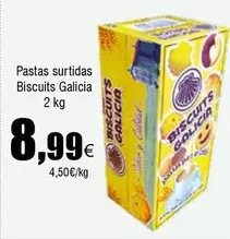 Oferta de Galicia - Pastas Surtidas Biscuits por 8,99€ en Froiz