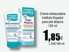 Oferta de Instituto Español - Crema Restauradora  Para Piel Atópica por 1,85€ en Froiz