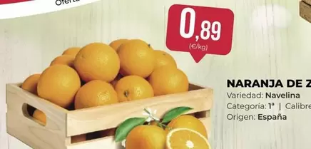 Oferta de Origen - Naranja De Zeso por 0,89€ en SPAR Gran Canaria