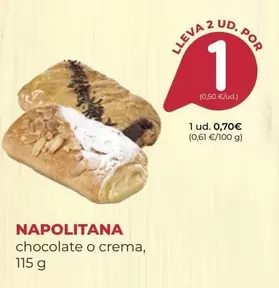 Oferta de Napolitana por 0,7€ en SPAR Gran Canaria