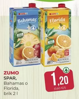 Oferta de Spar - Zumo por 1,2€ en SPAR Gran Canaria