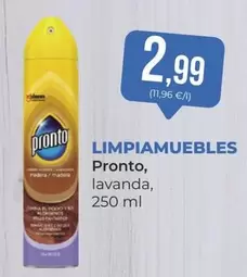 Oferta de Pronto - Limpiamuebles por 2,99€ en SPAR Gran Canaria