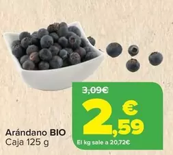 Oferta de Arándano Bio por 2,59€ en Carrefour