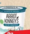 Oferta de Abbot Kinney's - Yogur De Coco Natural O Skyr De Coco Y Soja Alto En Proteinas Bio  por 3,29€ en Carrefour