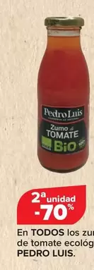 Oferta de Pedro Luís - En Todos Los Zumos De Tomate Ecologicos en Carrefour