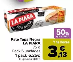 Oferta de La Piara - Pate Tapa Negra en Carrefour