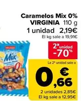 Oferta de Virginia - Caramelos Mix 0%  en Carrefour