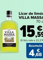 Oferta de Villa Massa - Licor De Limon por 15,59€ en Carrefour