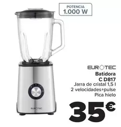 Oferta de Eurotec - Batidora  C D817 por 35€ en Carrefour