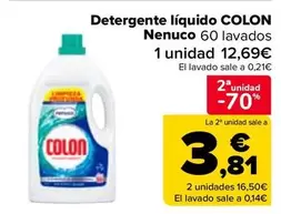 Oferta de Colon - Detergente Liquido Colon Nenuco en Carrefour