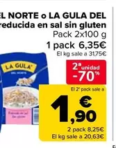 Oferta de La Gula Del Norte - Reducida En Sal Sin Gluten en Carrefour