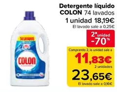 Oferta de Colon - Detergente Liqido  en Carrefour