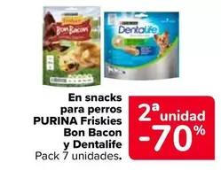 Oferta de Purina - En Snacks Para Perros Friskies Bon Bacon Y Dentalife en Carrefour