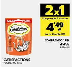 Oferta de Catisfactions - Pollo por 4,49€ en BM Supermercados