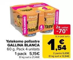 Oferta de Gallina Blanca - Yatekomo Pollo en Carrefour