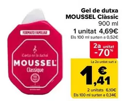 Oferta de Moussel - Gel De Ducha Clasico en Carrefour