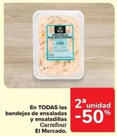 Oferta de Carrefour - El Mercado Bandejas De Ensaladas Y Ensaladillas en Carrefour Market