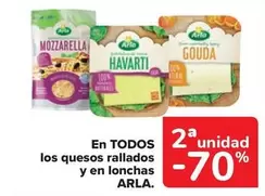 Oferta de Arla - Quesos Rallados Y En Lonchas en Carrefour Market