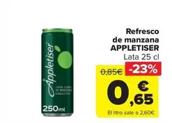 Oferta de Appletiser - Refresco De Manzana por 0,65€ en Carrefour Market