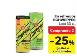 Oferta de Schweppes - En Refrescos en Carrefour Market