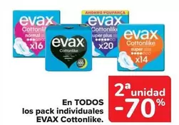 Oferta de Evax - Pack Individuales Cottonlike en Carrefour Market