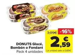 Oferta de Donuts - Glacé, Bombón O Fondant por 2,59€ en Carrefour Market