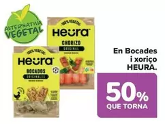 Oferta de Heura - Bocados Y Chorizo en Carrefour Market