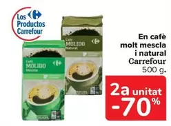 Oferta de Carrefour - Café Molido Mezcla Y Natural  en Carrefour Market