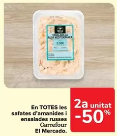 Oferta de Carrefour - El Mercado Bandejas De Ensaladas Y Ensaladillas en Carrefour Market