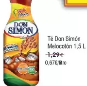 Oferta de Don Simón - Té  Melocoton por 0,67€ en Froiz