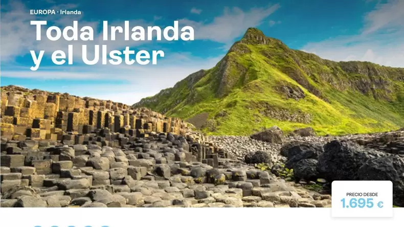 Oferta de Toda Irlanda Y El Ulster por 1695€ en Tui Travel PLC