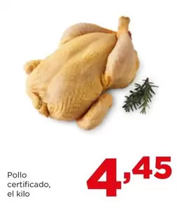 Oferta de Pollo Certificado por 4,45€ en Alimerka