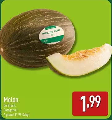 Oferta de Melón por 1,99€ en ALDI