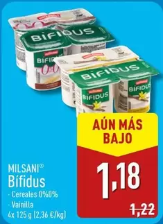 Oferta de Milsani - Bífidus  por 1,18€ en ALDI