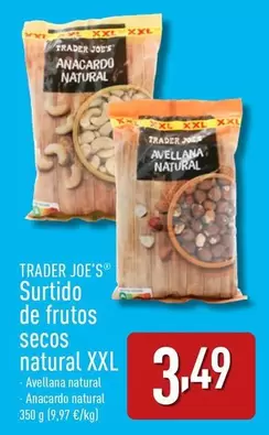 Oferta de Trader Joe´s - Surtido De Frutos Secos Natural XXL por 3,49€ en ALDI