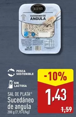 Oferta de Sal De Plata - Sucedáneo De Angula por 1,43€ en ALDI