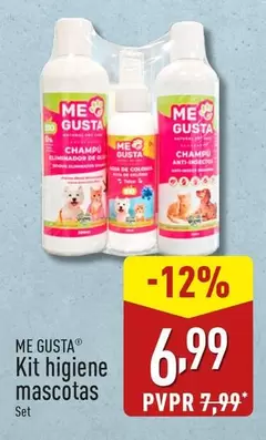 Oferta de Me Gusta - Kit Higiene Mascotas por 6,99€ en ALDI