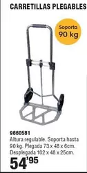 Oferta de Carretillas Plegables por 54,95€ en Cofac