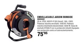 Oferta de Ironside - Enrollacable Jardin  por 75,95€ en Cofac