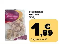 Oferta de Gloria - Magdalenas por 1,89€ en Supeco